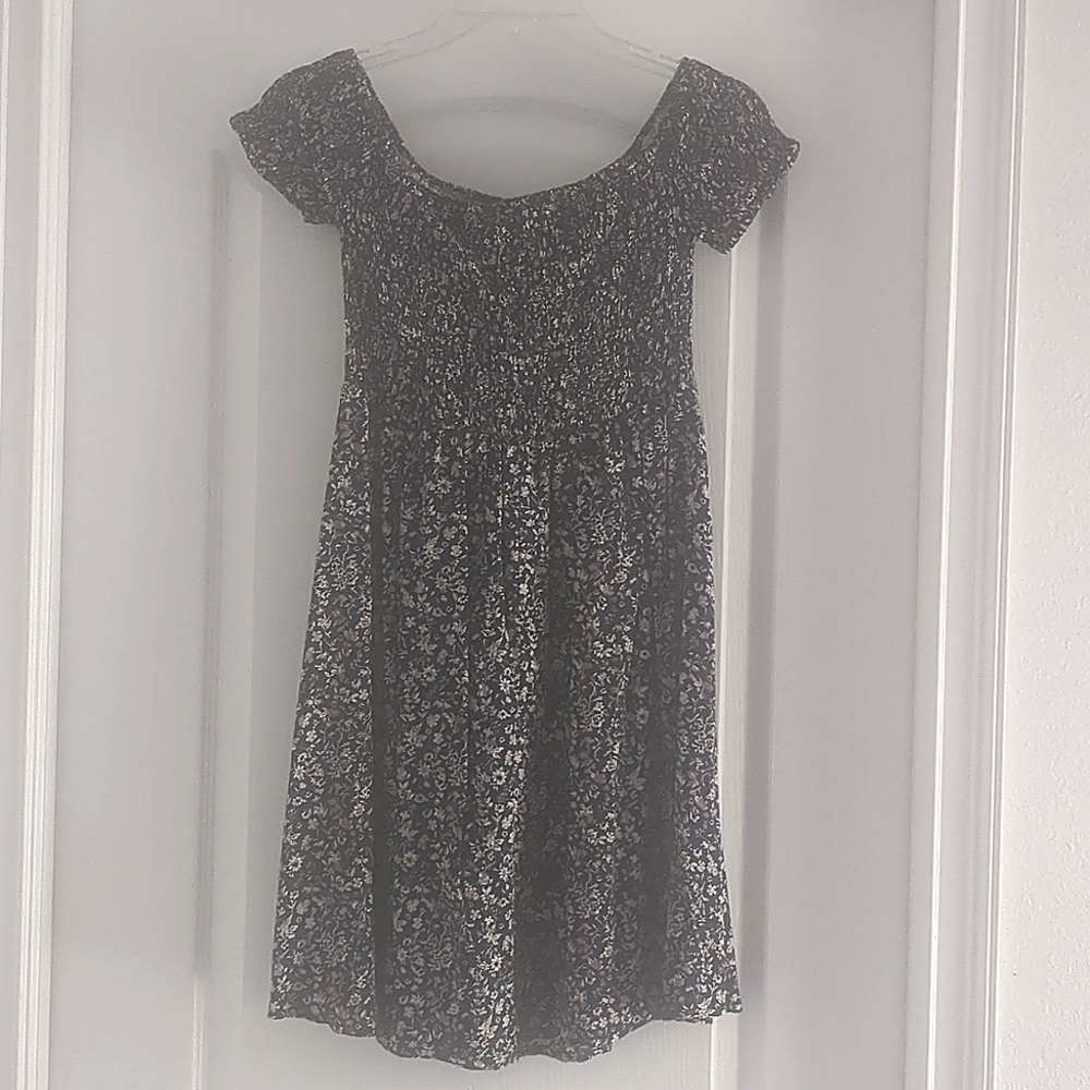 M Blue floral dress